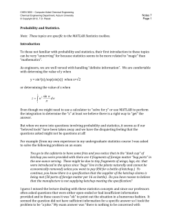 Probability Distribution Function (pdf)