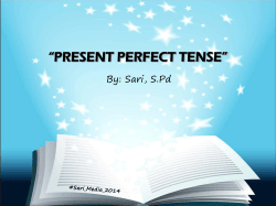 present perfect tense