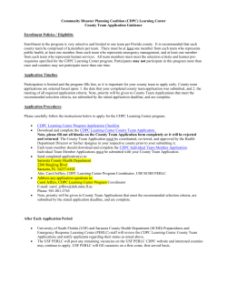 Community Disaster Planning Coalition (CDPC