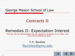 Expectation Interest