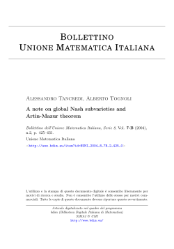 A note on global Nash subvarieties and Artin