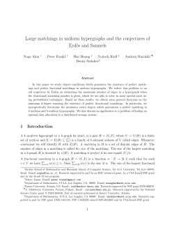 Large matchings in uniform hypergraphs and the conjectures of Erd