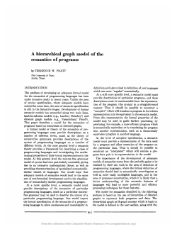 A hierarchical graph model of the