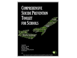 Suicide Prevention - Toolkit Presentation