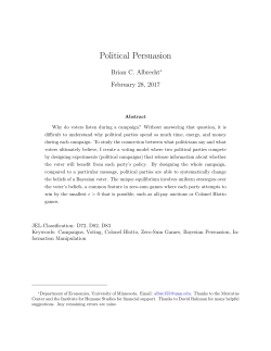 Political Persuasion