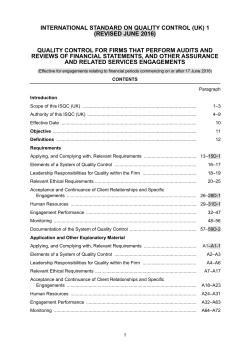 1 Revised June 2016 - Financial Reporting Council