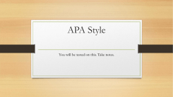 APA Style