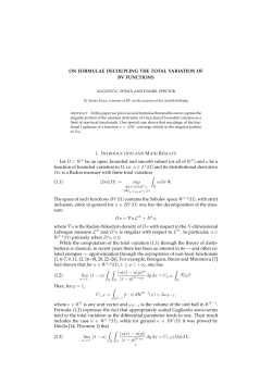 ON FORMULAE DECOUPLING THE TOTAL VARIATION OF