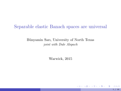 Separable elastic Banach spaces are universal