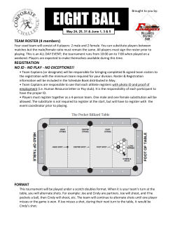 eight ball - Corporate Challenge Edmonton