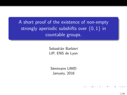 A short proof of the existence of non