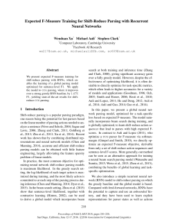 Expected F-Measure Training for Shift