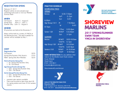 Swim Team brochure