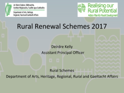 Town and Village Renewal Scheme - Department of Arts, Heritage