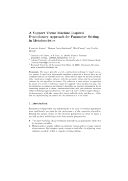A Support Vector Machine-Inspired Evolutionary Approach for