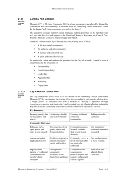 schedule to the mixed use zone
