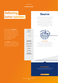 Delivering better nutrition Source