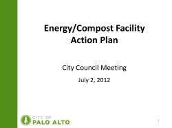 Energy/Compost Facility Action Plan