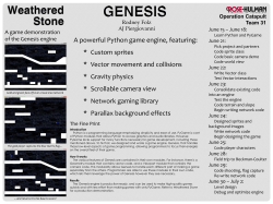 Operation Catapult Team 31 - Rose