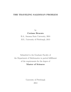 The Traveling Salesman Problem