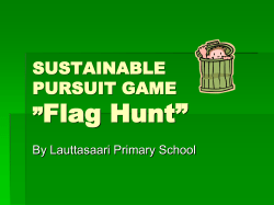 sustainable pursuit game