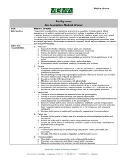 job description / job evaluation