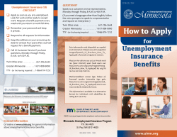 How to Apply for Unemployment Insurance Benefits