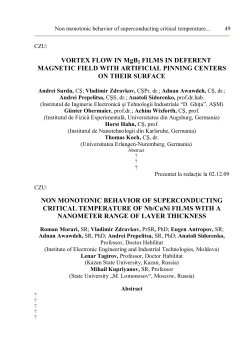 Non monotonic behavior of superconducting critical temperature of