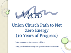 Union Church 2016 Electric Charges