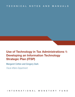 Developing an Information Technology Strategic Plan