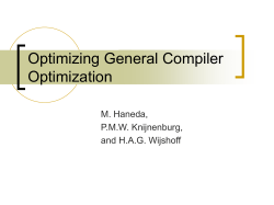 Optimizing General Compiler Optimization