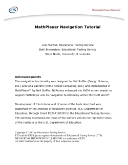 NVDA navigation tutorial