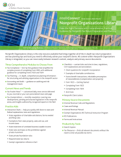 Nonprofit Organizations Library