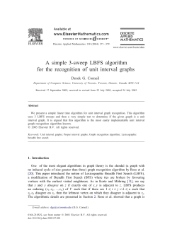 A simple 3-sweep LBFS algorithm for the recognition of unit interval
