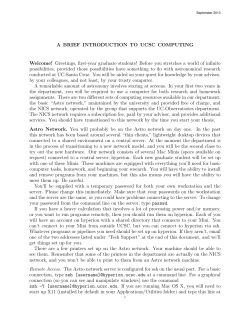 First Year Computing