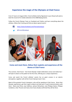 Club France - Experience the magic of the Olympics