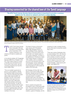 Staying connected for the shared love of the Tamil language