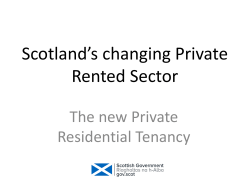 Private Housing (Tenancies) (Scotland) Act 2016