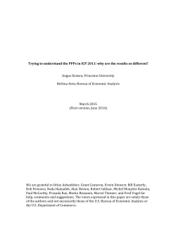 Deaton Aten Trying to understand ICP 2011 V5 March 2015