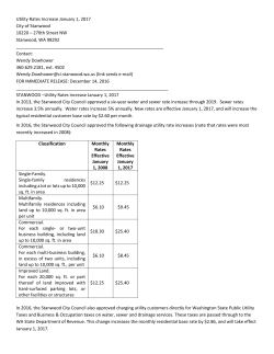 Press Release:Utility Rates Increase January 1