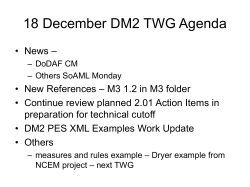 11 September DM2 TWG Agenda - Silver Bullet Solutions, Inc.