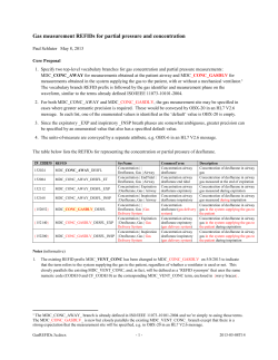 Gas measurement REFIDs for partial pressure and concentration