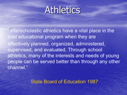 nchsaa eligibility - Tricounties MS Athletics