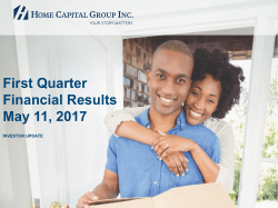 2017 Q1 Investor Presentation
