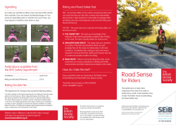 Road Sense - British Horse Society