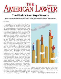 The World`s Best Legal Brands