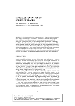 shock attenuation of