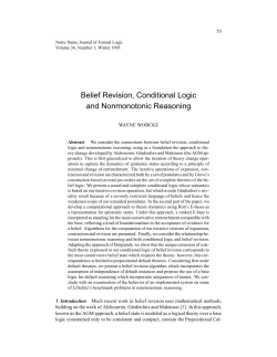 Belief Revision, Conditional Logic and Nonmonotonic Reasoning