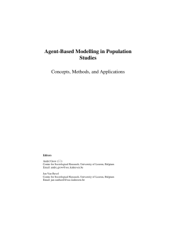 Agent-Based Modelling in Population Studies