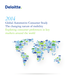 Global Automotive Consumer Study The changing nature